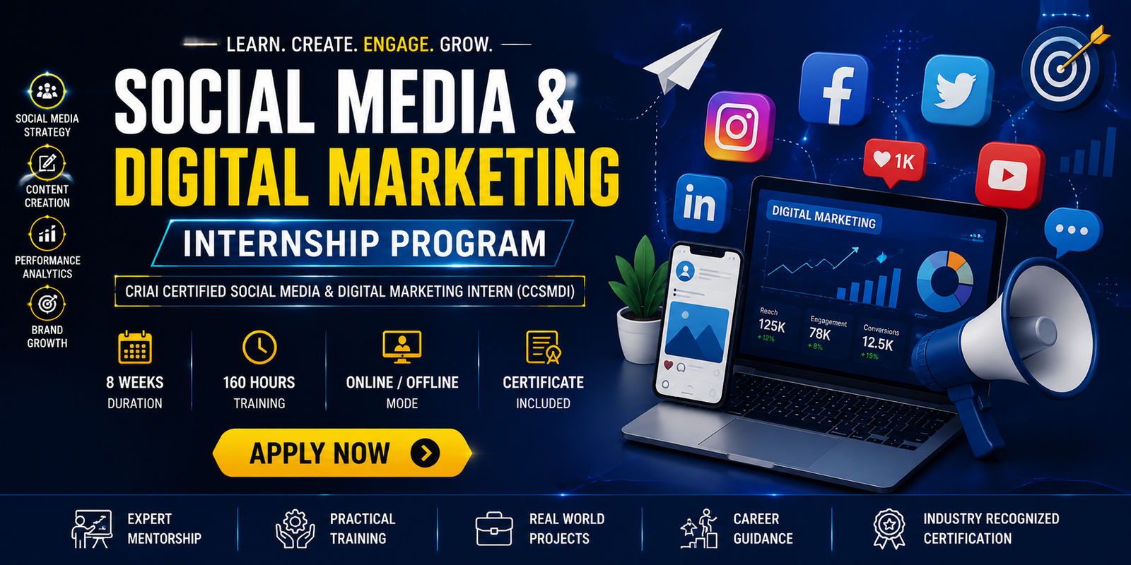 Social Media & Digital Marketing Internship